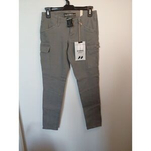 2 BW U Jeans Women's Size 1   Green Skinny Slim  Cargo Denim